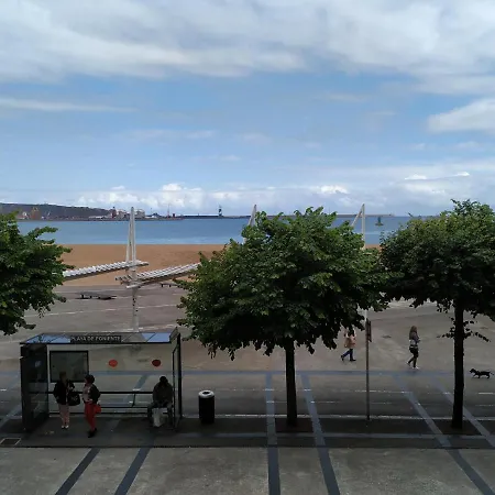 Appartement Apto. Vista Playa Poniente Gijón
