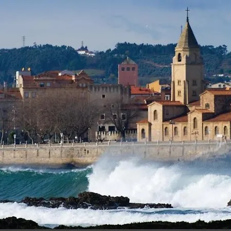 Apto. Vista Playa Poniente Apartmán Gijón